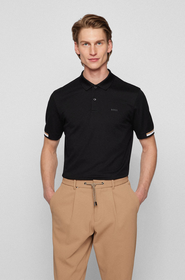 ΜΠΛΟΥΖΑ POLO BOSS - 001 ΜΑΥΡΟ